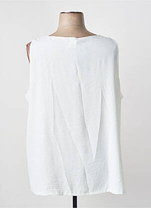 Débardeur stretch sans manche beige AN II VITO femme
