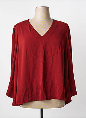 Blouse rouge MAT. femme
