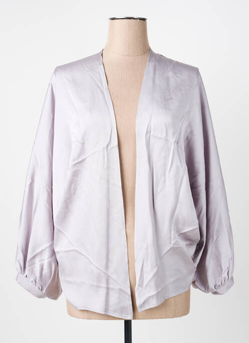 Veste chic col v gris MÊME ROAD femme