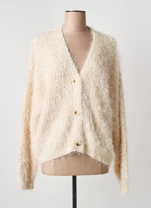 Gilet manches longues stretch beige ESQUALO femme