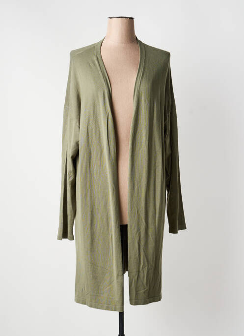 Gilet manches longues vert MASAI femme