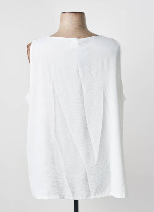 Débardeur stretch sans manche beige AN II VITO femme