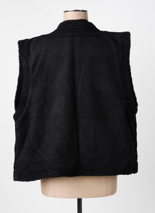 Gilet sans manche doublure noir YESTA femme