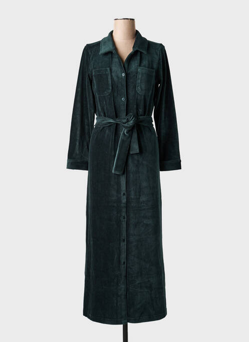 Robe longue manches longues manches longues vert NICE THINGS femme