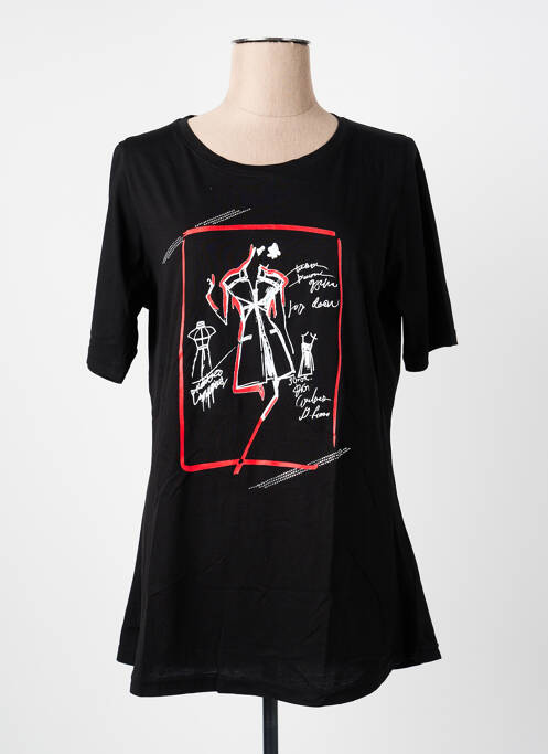 T-shirt noir SOPHIA femme