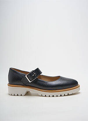 Ballerines matière lisse talon plat jusqu'à 3cm noir HEINE femme
