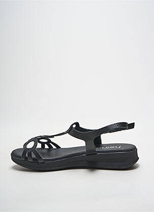 Sandales/nu pieds fermeture boucle(s) talon plat jusqu'à 3cm noir HEINE femme