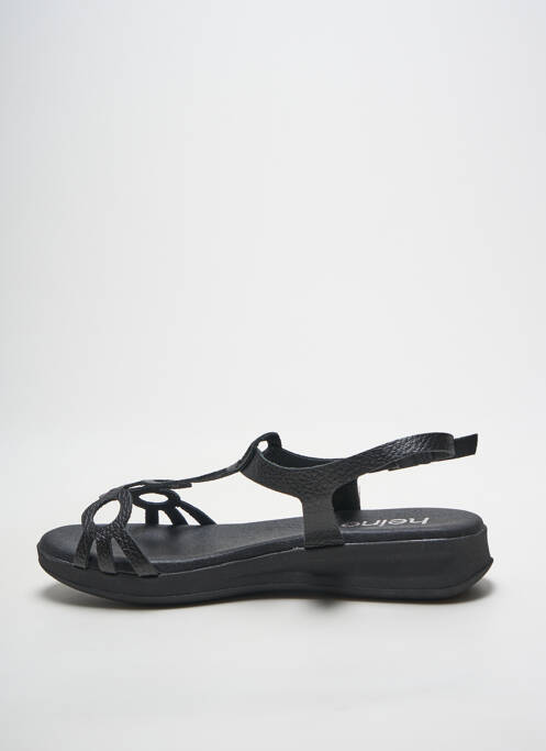 Sandales/nu pieds fermeture boucle(s) talon plat jusqu'à 3cm noir HEINE femme