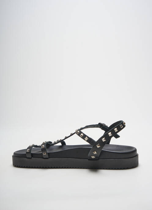 Sandales/Nu pieds noir HEINE femme