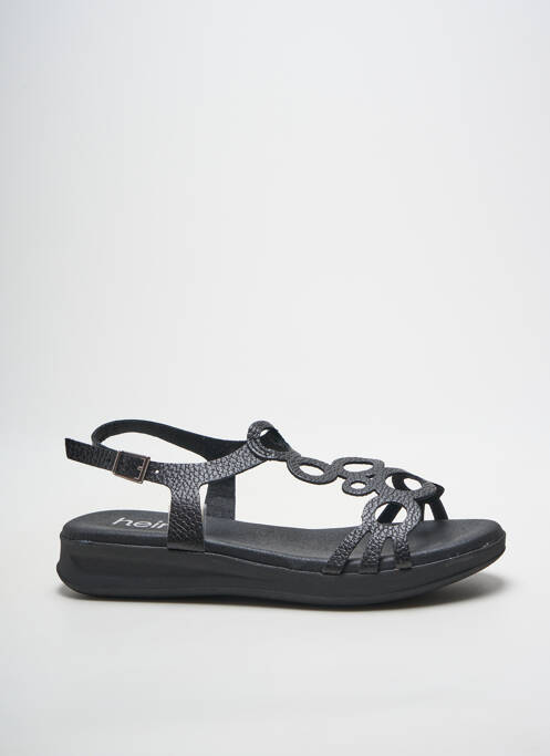 Sandales/Nu pieds noir HEINE femme