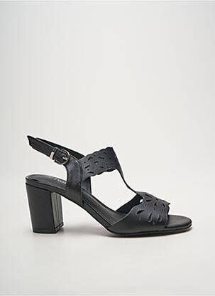 Sandales/nu pieds talon bottier talon de 7 à 9cm noir HEINE femme