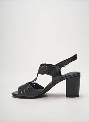 Sandales/nu pieds talon bottier talon de 7 à 9cm noir HEINE femme