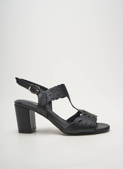 Sandales/Nu pieds noir HEINE femme