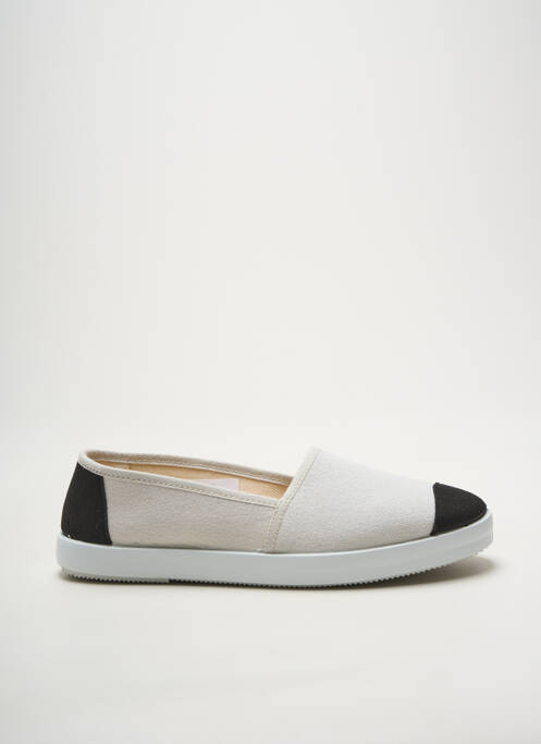 Espadrilles bout rond talon plat jusqu'à 3cm beige HEINE femme