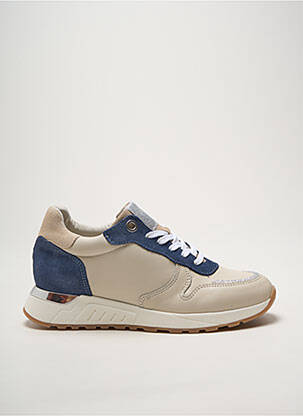 Baskets nubuck talon plat jusqu'à 3cm bleu HEINE femme
