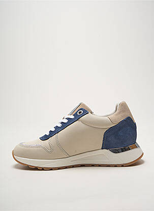 Baskets nubuck talon plat jusqu'à 3cm bleu HEINE femme