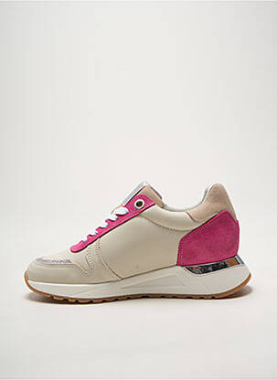Baskets bout rond talon de 4 à 6cm rose HEINE femme