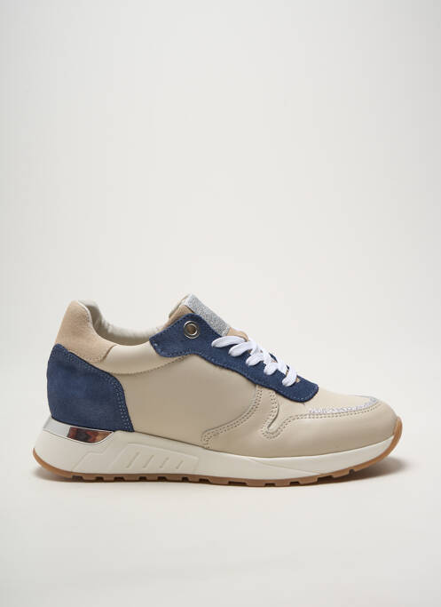 Baskets nubuck talon plat jusqu'à 3cm bleu HEINE femme