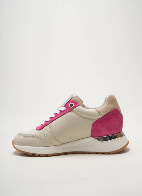 Baskets bout rond talon de 4 à 6cm rose HEINE femme