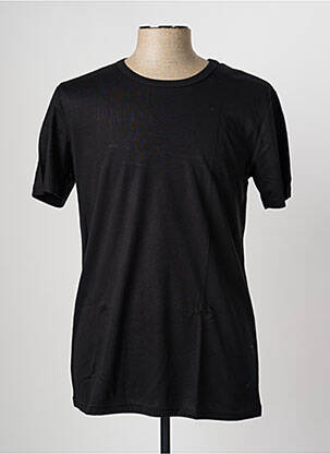 T-shirt stretch manches courtes noir JET homme