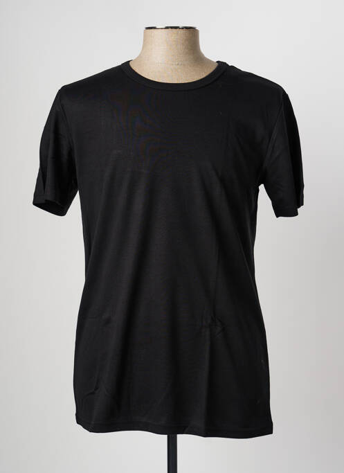 T-shirt stretch manches courtes noir JET homme