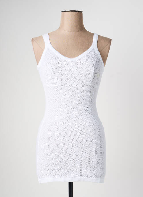 Top/caraco stretch blanc ARMOR LUX femme