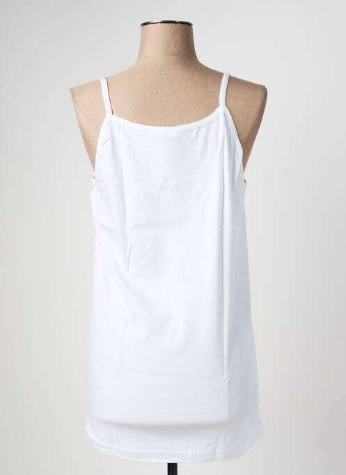 Top/caraco bretelles élastiquées blanc TRIANGLE D'OR femme