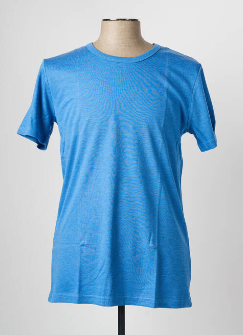 T-shirt stretch manches courtes bleu JET homme