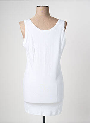 Débardeur stretch sans manche blanc ARMOR LUX femme
