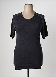 T-shirt stretch manches courtes noir CON-TA femme