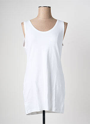 Débardeur stretch sans manche blanc ARMOR LUX femme
