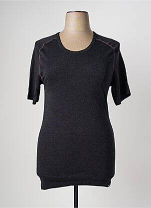 T-shirt stretch manches courtes noir CON-TA femme