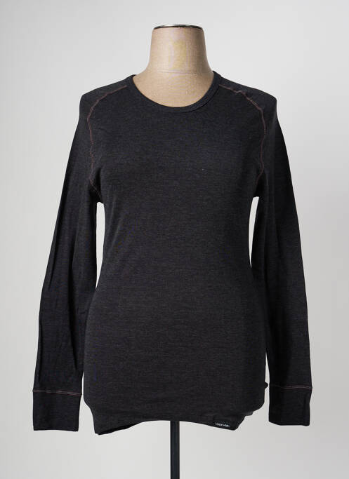 T-shirt stretch manches longues noir CON-TA femme