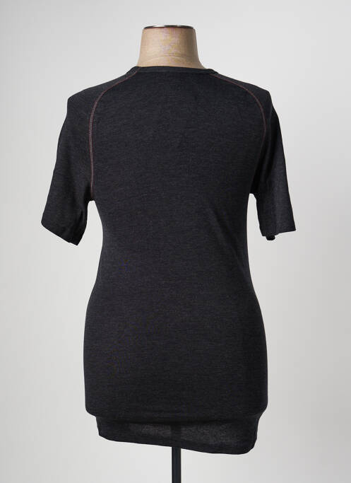 T-shirt stretch manches courtes noir CON-TA femme