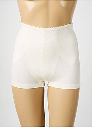 Culotte gainante effet matière satinée beige EXTASE femme