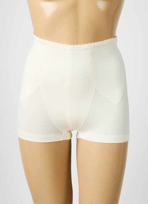 Culotte gainante effet matière satinée beige EXTASE femme