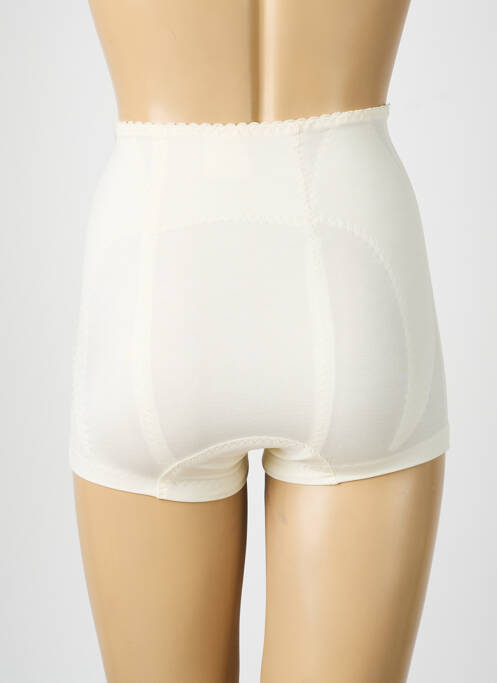 Culotte gainante effet matière satinée beige EXTASE femme