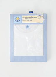 T-shirt manches longues manches longues blanc PETIT BATEAU enfant