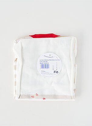 Body lingerie stretch blanc PETIT BATEAU garçon