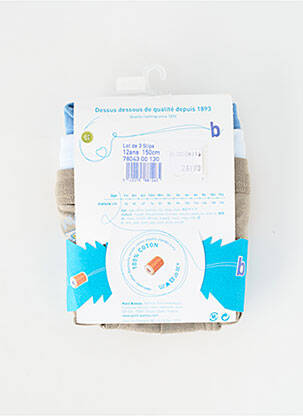 Slip bleu PETIT BATEAU garçon