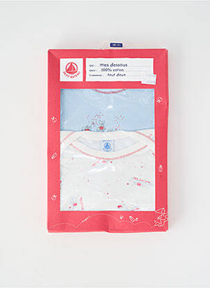 Body lingerie bleu PETIT BATEAU fille