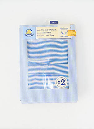 Slip bleu PETIT BATEAU garçon