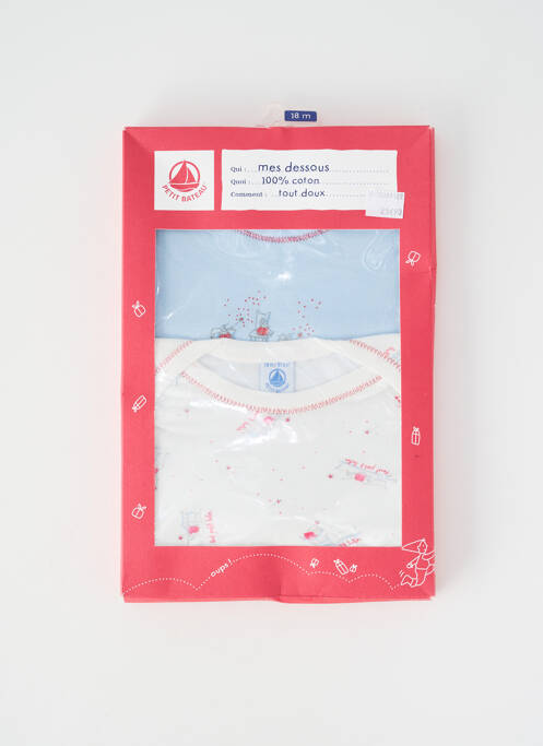 Body lingerie bleu PETIT BATEAU fille