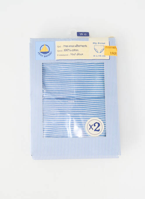 Slip bleu PETIT BATEAU garçon