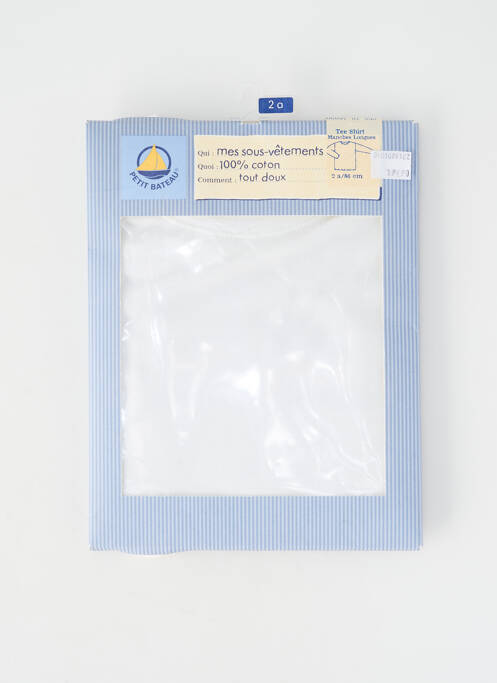 T-shirt blanc PETIT BATEAU enfant