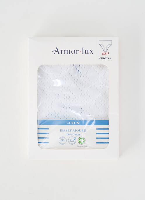 Culotte stretch blanc ARMOR LUX femme