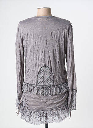 Twin-set coupe cintrée gris CAMAGE femme
