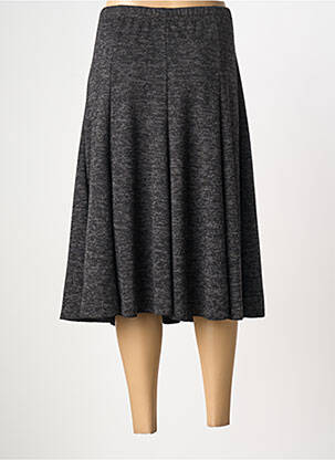 Jupe mi-longue coupe évasée gris ATLANTA femme