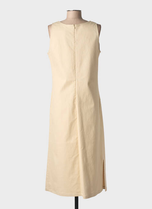 Robe mi-longue sans manche sans manche beige ARMOR LUX femme