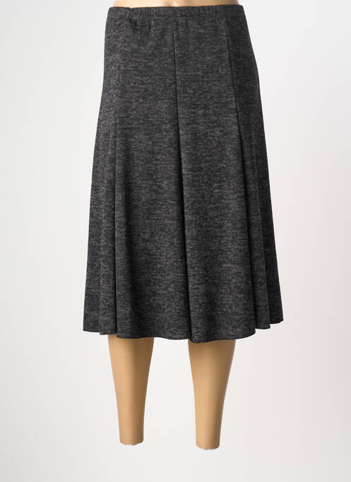 Jupe mi-longue coupe évasée gris ATLANTA femme